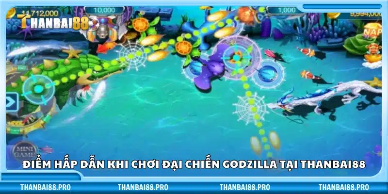 Sức hút của đại chiến Godzilla tại Thanbai88